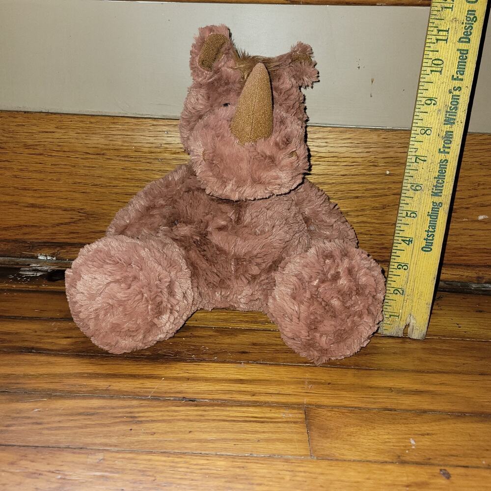 Aurora Vintage Stuffed Plush Rhinoceros Rhino 12"